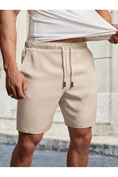 DAXİS Sportwear Company Pantaloni scurți din bumbac pieptănat cu șireturi pen...