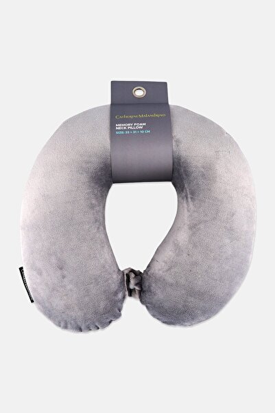 Catherine Malandrino Memory Foam Neck Pillow, Grey