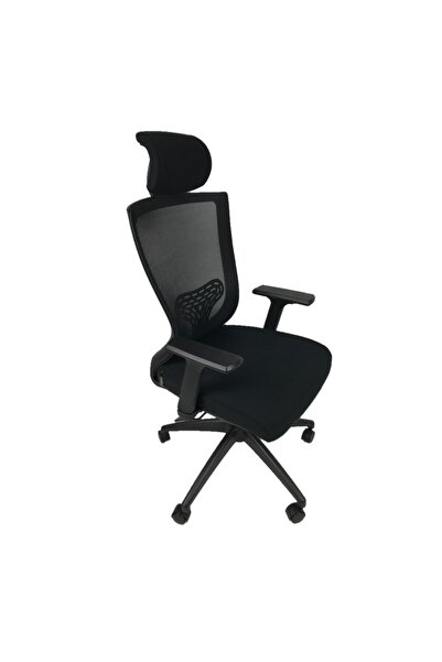 GOLDSİT QUATRO YÖNETİCİ KOLTUĞU 000 PA (Ayarlı Kolçak - Siyah Kumaş)