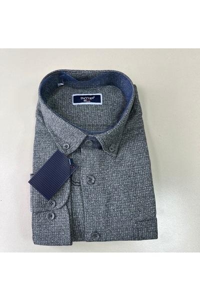 Butik Wide Fit Quality Single Pocket Dad Shirt