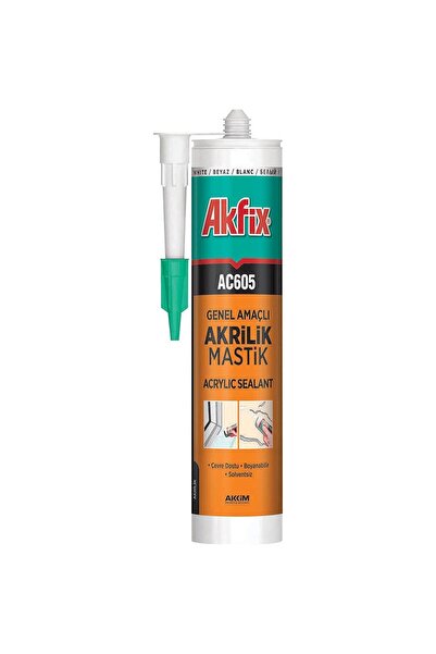 Akfix Beyaz 500 Gr. Akrilik Mastik (AKFIX.AA002)