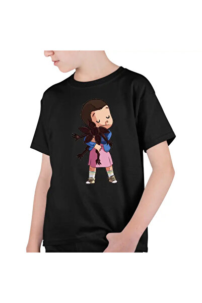 OEM Παιδικό Αγορίστικο T-shirt Stranger Things Eleven Demogorgon Chibi