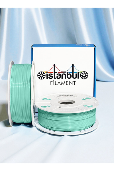 İSTANBUL FİLAMENT 3D Baskı PLA Filament Yeni Turkuaz 1 Kg Ø 1,75mm ± 0,05 Mm