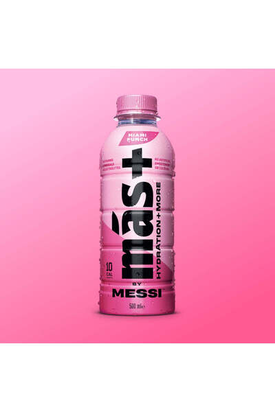 Prime Mas+ By Messi Hydration Drink Miami Punch 500ml