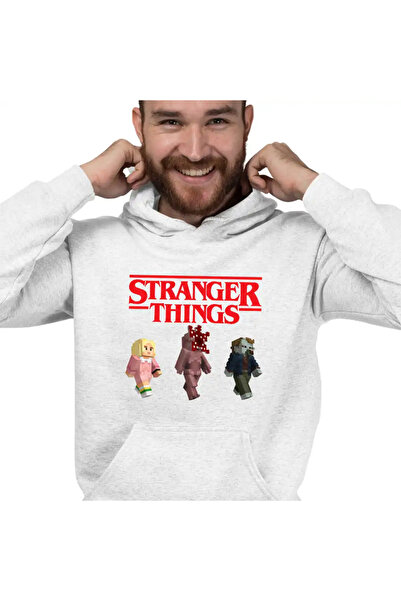 OEM Men's Hoodie Stranger Things Minecraft Demogorgon Roblox