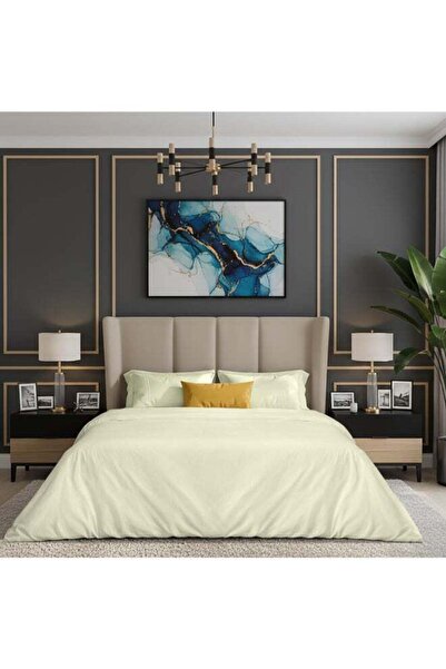 MULBERRY LIVING غطاء لحاف مقاس كينج من مجموعة سيرينيتي سوليدز، مصنوع من القطن...