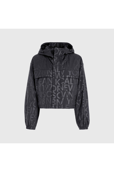 Calvin Klein Jeans Black & White Kadın Siyah Ceket