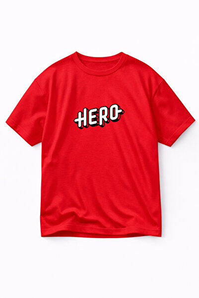 LORVEX Unisex T-Shirt 100% Cotton Oversized Comfortable Fit Hero Printed Premium