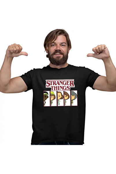 OEM Men's T-Shirt Stranger Things Team Survivor Movie