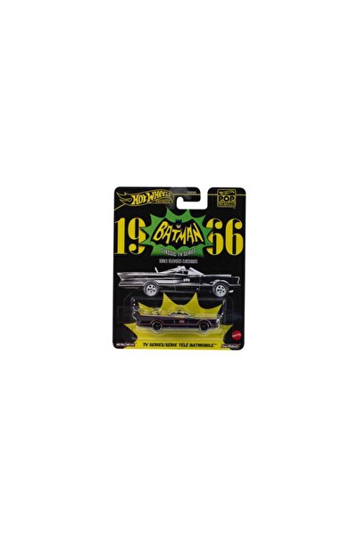 HOT WHEELS Premium Pop Culture 1966 Classic TV Series Batman Batmobile HXD63 ...