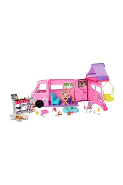 Barbie Dream Kamp Karavan Oyun Seti HRJ78 Lisanslı Ürün