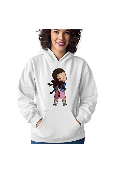 OEM Stranger Things Eleven Demogorgon Chibi Women's Hoodie