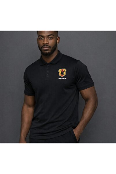 NOFLEN Men's Japan Printed Polo Neck T-Shirt