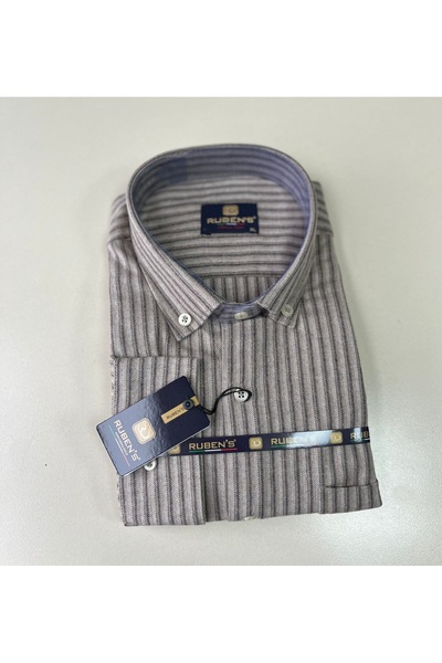 Butik Wide Fit Quality Single Pocket Dad Shirt