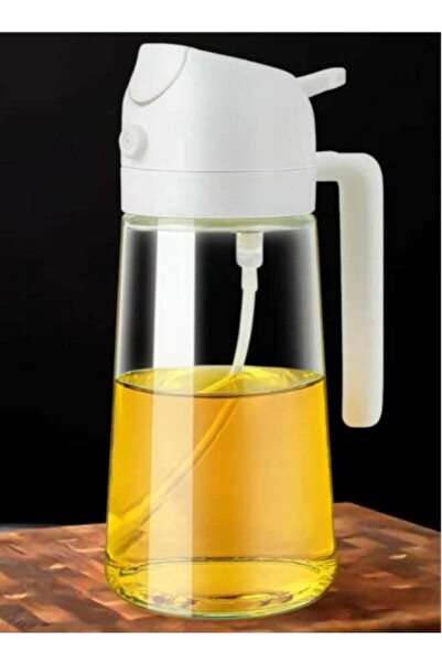 Roomlyne بخاخ زيت 2 في 1، زجاجة بخاخ زيت طهي مانعة للتسرب