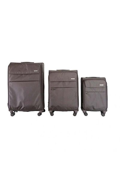 european tourister Amsterdam Soft Sided Luggage Set 3 Pieces - Khaki