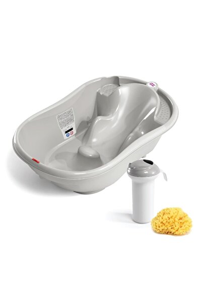 OK Baby OKBaby Onda Bebek Banyo Seti 3 Parça Açık Gri