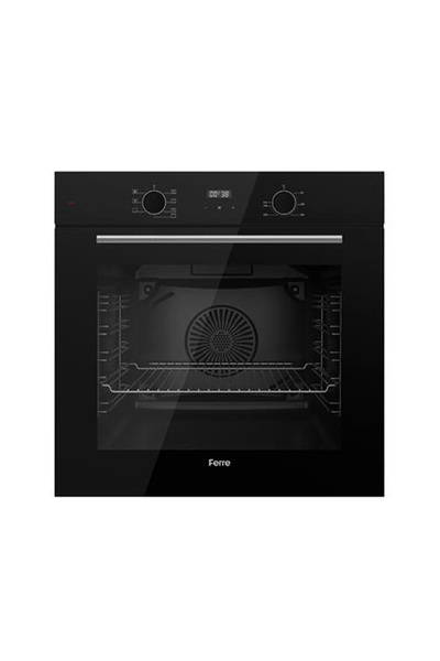 Ferre Qbl63cs Flowart Serisi Siyah Ankastre Fırın (0 7 KONUM)