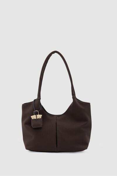 Shule Bags Bimba Charmlı Shoulder Bag Bitter Brown
