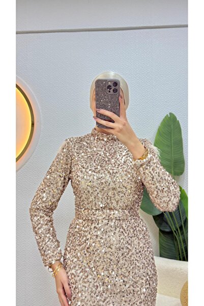 waw tesettür Elmas Pul Payet Abiye