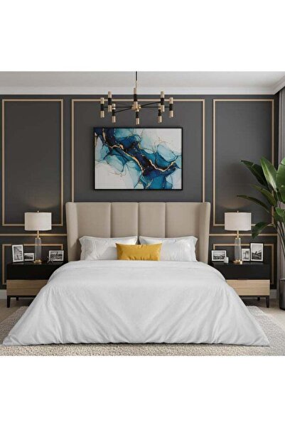 MULBERRY LIVING 100% Cotton -250 TC Serenity Solids King Size Duvet Cover - W...