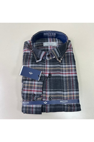 Butik Wide Fit Quality Single Pocket Dad Shirt