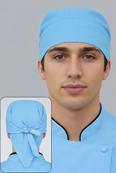 Üniformanya Turquoise Back Tie Chef Cook Bandana Models
