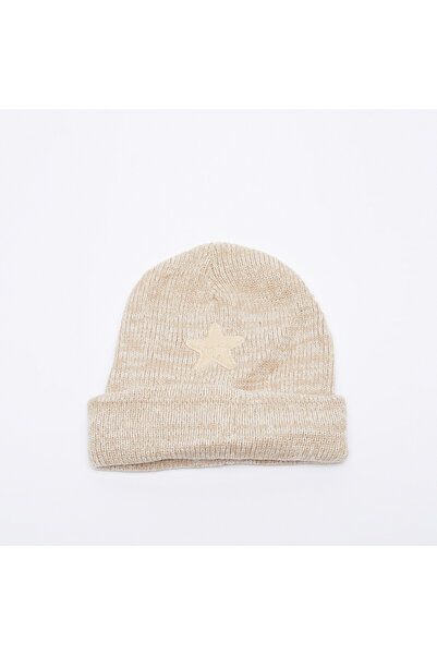 Juniors قبعة صوفية منقوشة بتطريز