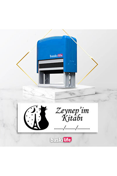 Baskı Life Pro Otomatik Kaşe Kitap Mührü Kitap Kaşesi 556