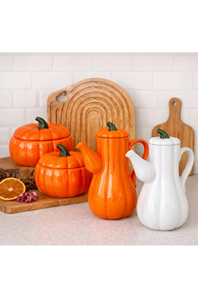 Pembelia Life Set of 4, Set of 2 Porcelain 1000 ml Oil Pot Honey Gourd Model ...