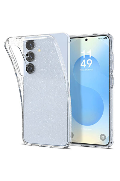 Spigen Husa Samsung Galaxy S25 Plus Liquid Crystal Glitter, Crystal Quartz