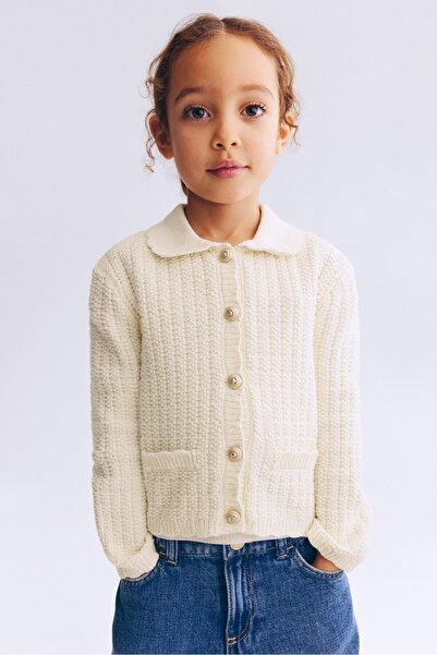 H&M Tekstüre Triko Hırka