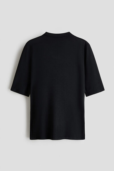 H&M Warming Yarım Balıkçı Yakalı Tişört Slim Fit