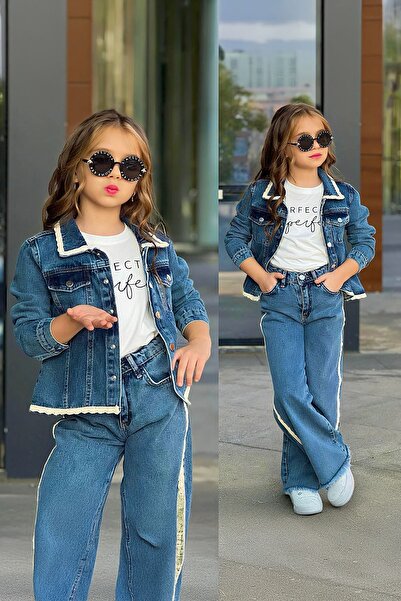 Minigimin Cicileri My Little Dog's Fleas Perfectly Kot 3-Piece Set - Blue