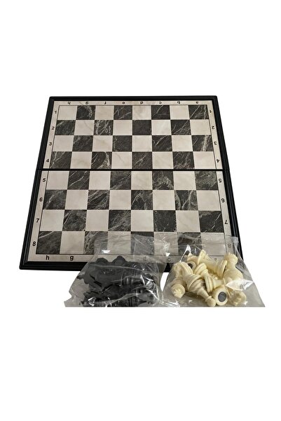Lssavm Katlanabilir Mıknatıslı Manyetik 40CM Satranç Takımı S8008