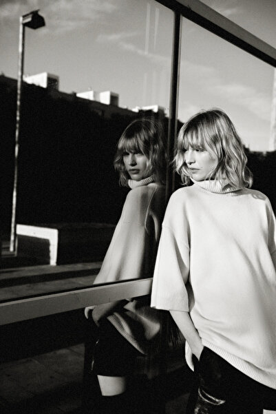 H&M Balıkçı Yakalı Yün Kazak