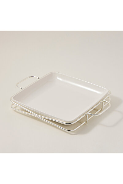 LA MESA Square Plate With Stand