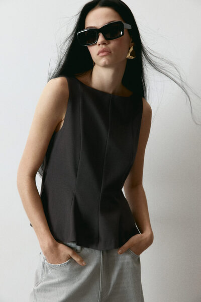 H&M Peplumlu Şık Üst