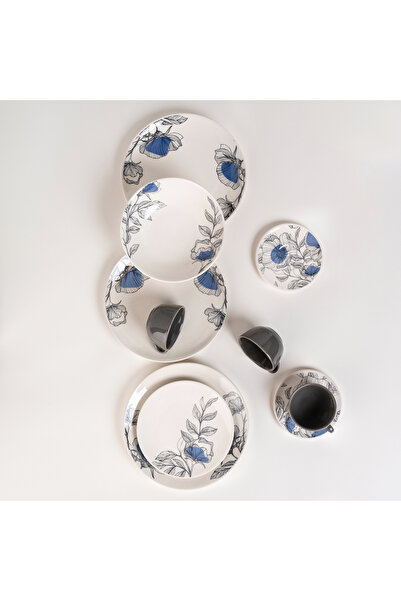 Rio طقم عشاء بورسلين مكون من 20 قطعة يكفي لـ 4 أشخاص