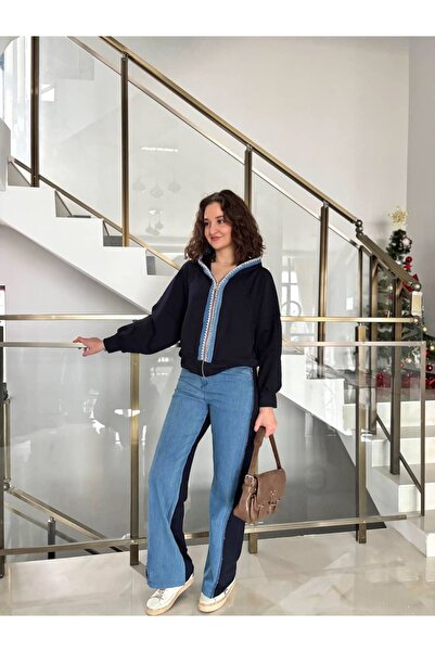 Sude Kızanlıklı Brand Model Twst Stone Denim Detailed Design Set