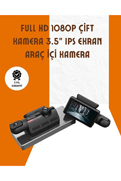 Epilons Cameră de securitate Full HD cu ecran IPS de 3 inchi, cu cameră inter...