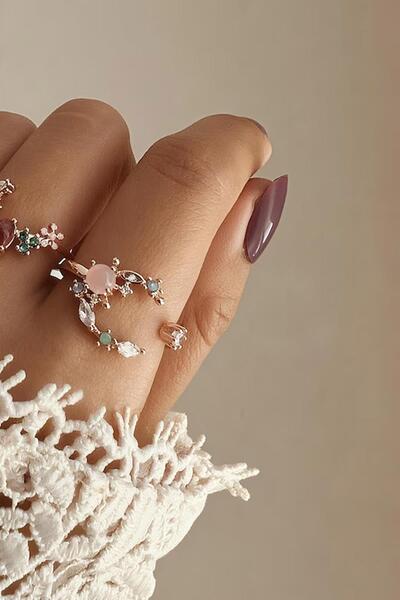 New Obsessions Princess Elegant Gemstone Ring