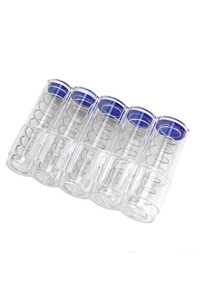 AGD Coin Organizer and Storage Box with Spring Mechanism, 5 Pieces, for Coin ...