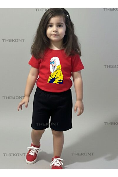 THEKONT SET DE VARĂ PENTRU COPII - TOP, T-SHIRT, PANTALONI SCURTĂ IMPRIMATI -...