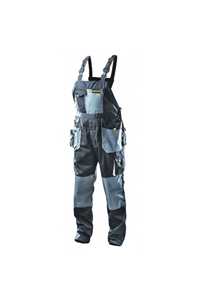 Topmaster Work Pants with Bib and Pockets,