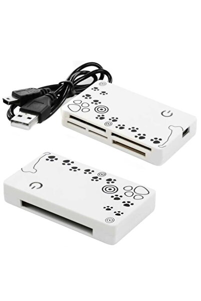 NARİTA قارئ بطاقات متعدد الوظائف HT-02A يدعم USB 2.0 وSD-MMC-Mini SD-T Flash-...