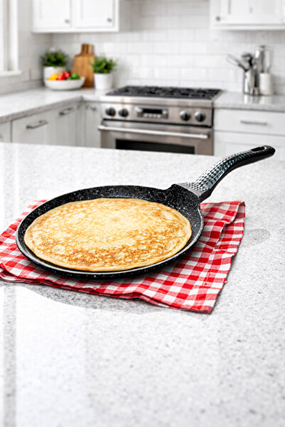 MEŞELER Cast Granite Crepe Pan 26 cm