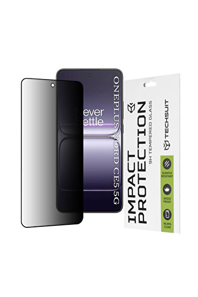 Techsuit Folie sticla OnePlus Nord CE5 111D Privacy Full Glue, negru