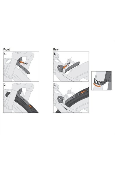 EMİNMOTOR SKS Velo 42 Urban 28 Jant Bisiklet Çamurluk Seti