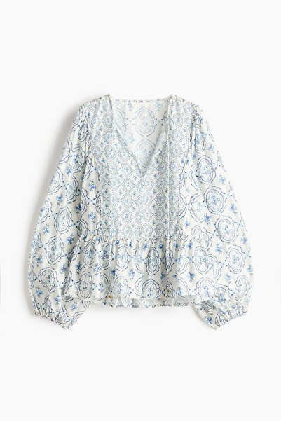 H&M Peplumlu Bluz